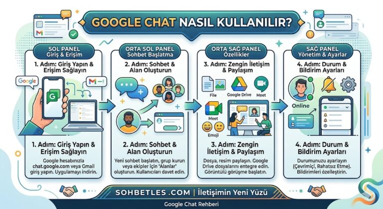 Google Chat Nasıl Kullanır sohbetles.com