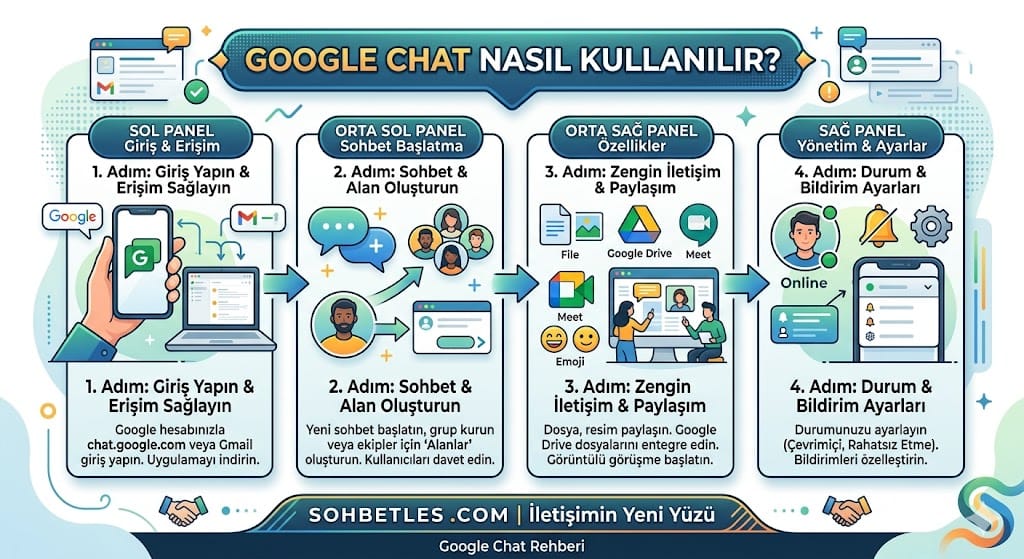 Google Chat Nasıl Kullanır